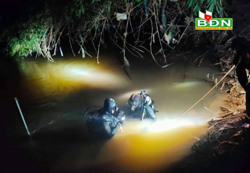 Tìm thấy thi thể cháu bé bị đuối nước ở thị trấn Đắk Mâm