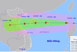 Bão số 8 vào Biển Đông, giật cấp 13 hướng vào miền Trung