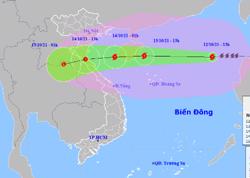 Bão số 8 giật cấp 14, sóng biển cao 5-7 m dự kiến đổ bộ Thanh Hóa - Quảng Bình