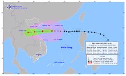 Bão số 8 di chuyển nhanh theo hướng Tây, có khả năng suy yếu dần về cường độ