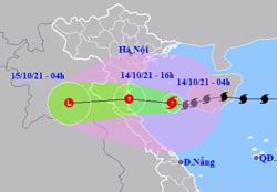 Bão số 8 đổ bộ vào từ Thanh Hóa - Quảng Bình chiều nay 14-10