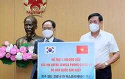 Tiếp nhận gần 2 triệu liều vắc-xin AstraZeneca của Ba Lan và Hàn Quốc