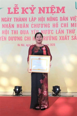Nữ chủ tịch hội nông dân năng nổ
