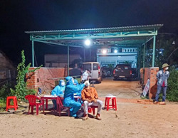 Huyện Ea H’leo: Phong tỏa một số hộ dân dọc Quốc lộ 14, thuộc xã EaH'leo