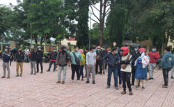 Huyện Krông Bông đón 290 công dân trở về địa phương từ các tỉnh phía Nam