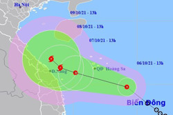 Áp thấp nhiệt đới mạnh lên thành bão trong 48 giờ tới