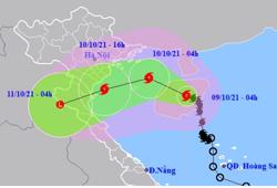 Bão số 7 giật cấp 11 vào vịnh Bắc Bộ, đổi hướng di chuyển vào nước ta