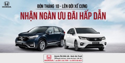 Đón tháng 10, lên đời xế cưng - Nhận ngàn ưu đãi hấp dẫn