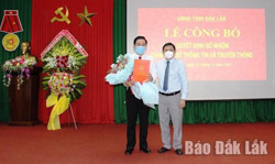 Công bố quyết định bổ nhiệm Giám đốc Sở Thông tin và Truyền thông