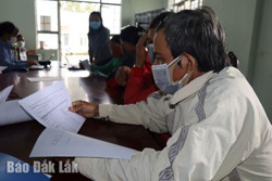 Dự án đường Hồ Chí Minh, đoạn tránh phía Đông TP. Buôn Ma Thuột: Tổ chức công khai dự thảo lần 1 phương án bồi thường, hỗ trợ khi thu hồi đất tại xã Hòa Đông