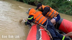 Tìm thấy nạn nhân nhảy cầu Sêrêpốk sau 3 ngày tìm kiếm