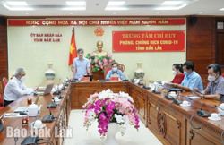 Tập huấn trực tuyến triển khai Kế hoạch của UBND tỉnh thực hiện Nghị quyết 128 của Chính phủ