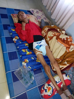 Gia cảnh ngặt nghèo của người đàn ông bệnh tật, neo đơn