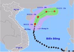Bão số 9 giật cấp 12 quét qua quần đảo Hoàng Sa, sóng biển cao 5-7 m