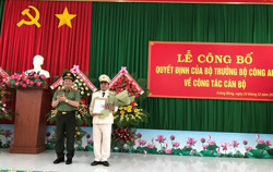 Công bố Quyết định bổ nhiệm Trưởng Công an huyện Krông Bông