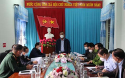 Kiểm tra công tác phòng chống dịch COVID-19 tại huyện M’Drắk