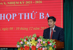 Khai mạc Kỳ họp thứ Ba, HĐND tỉnh khóa X, nhiệm kỳ 2021 - 2026