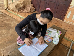 Gian nan “gieo chữ” trong đại dịch