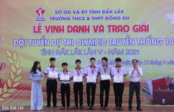 Đắk Lắk có một học sinh đạt danh hiệu “3 tốt” cấp Trung ương