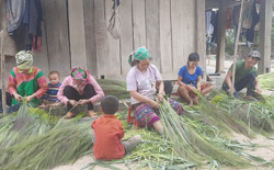 Mùa hái bông chít ở "cổng trời" Ea Rớk