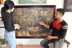 Tây Nguyên qua nét vẽ họa sĩ trẻ