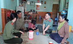 Công an TX.Buôn Hồ: Tăng cường bảo đảm an ninh trật tự dịp Tết Nguyên đán