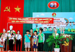 Tuyên truyền phòng chống tai nạn thương tích, đuối nước và Luật trẻ em tại huyện Ea Súp