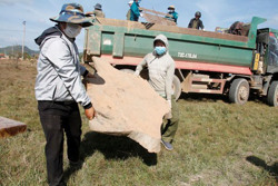 Di dân vùng Dự án Hồ chứa nước Krông Pách thượng an toàn, hiệu quả