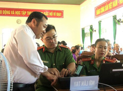Huyện Ea Kar: Đẩy nhanh tiến độ cấp thẻ căn cước công dân