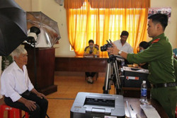 Công an huyện Krông Pắc: Đẩy nhanh tiến độ cấp thẻ Căn cước công dân gắn chip điện tử