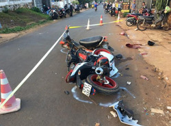 2 xe mô tô tông nhau, 1 thanh niên tử vong tại chỗ