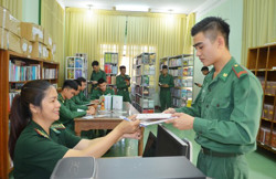 Bộ đội Biên phòng tỉnh tổ chức nhiều hoạt động hưởng ứng Ngày sách Việt Nam