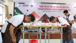 20 mẫu cà phê lọt vào vòng chung kết Cuộc thi Cà phê đặc sản Việt Nam năm 2021