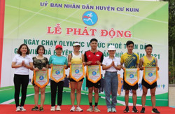 Lễ phát động Ngày chạy Olympic vì sức khỏe toàn dân và Giải việt dã huyện Cư Kuin lần thứ III
