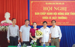 Đồng chí Lại Thị Loan giữ chức Chủ tịch Hội Nông dân tỉnh