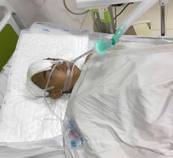 Hoàn cảnh éo le của cậu bé bị tai nạn cần giúp đỡ