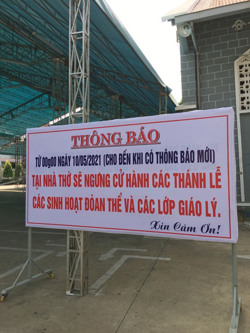 Giáo phận Ban Mê Thuột ngưng cử hành các thánh lễ để phòng chống dịch COVID-19