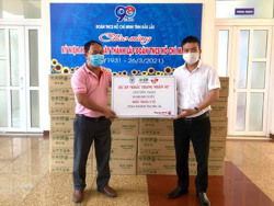 Tiếp nhận 20.000 khẩu trang y tế phục vụ công tác phòng chống dịch bệnh