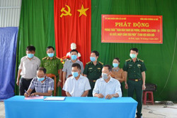 Phát động phong trào "Toàn dân tham gia phòng, chống dịch COVID-19 và xuất nhập cảnh trái phép"