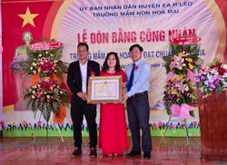 Trường Mầm non Hoa Mai (huyện Ea H'leo) đạt chuẩn quốc gia