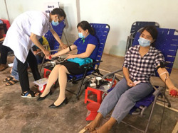 Thị xã Buôn Hồ: Hiến máu tình nguyện đợt 1 thu được 352 đơn vị máu