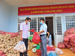 Hội Nông dân tỉnh: Hỗ trợ tiêu thụ 23 tấn bí đỏ và hơn 13,2 tấn hành tím