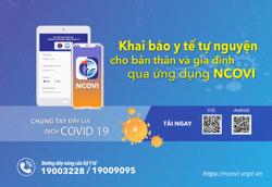 Đẩy mạnh sử dụng các ứng dụng khai báo y tế phòng, chống dịch Covid-19