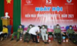 Ngày hội hiến máu tình nguyện "Giọt hồng Tây Nguyên" năm 2021 tại huyện Krông Năng