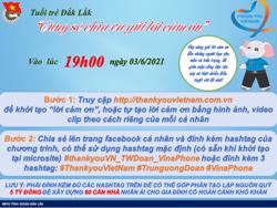 Phát động hưởng ứng chương trình #Thank you, Vietnam! năm 2021