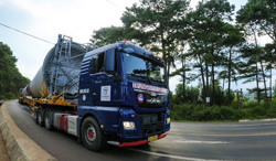 Hành trình vận chuyển thiết bị về Dự án điện gió Ea Nam