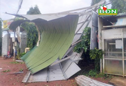 Xã Trường Xuân, dông, lốc gây thiệt hại gần 10 tỷ đồng