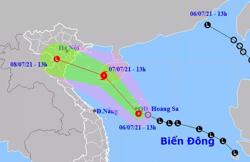 Áp thấp nhiệt đới khả năng mạnh lên thành bão giật cấp 10