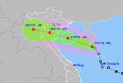 Tin áp thấp nhiệt đới khẩn cấp