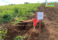 Cần sớm xử lý quả bom tại bon Sar Pa